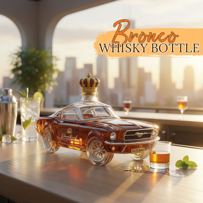 Bronco whisky bottle
