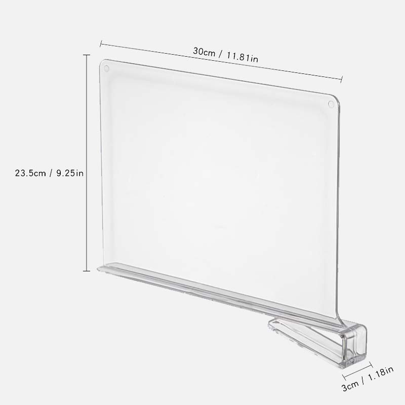 Acrylic Clothes Divider
