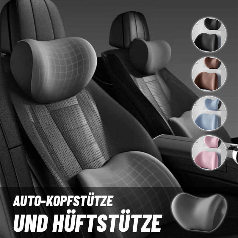 Car headrest and hip support