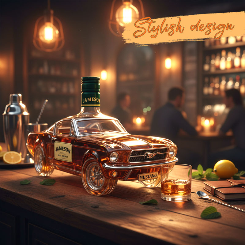 Bronco whisky bottle