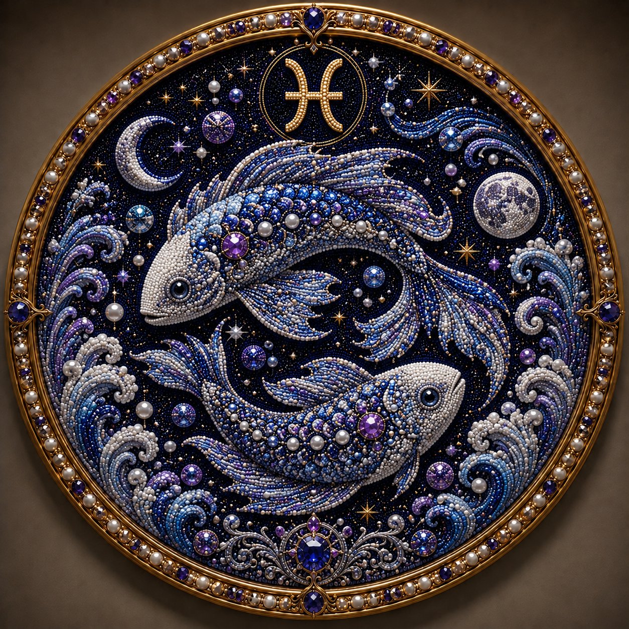 🌙✨Personalized 12 Zodiac Pearl Art Kit – Relax & Create! 🌌