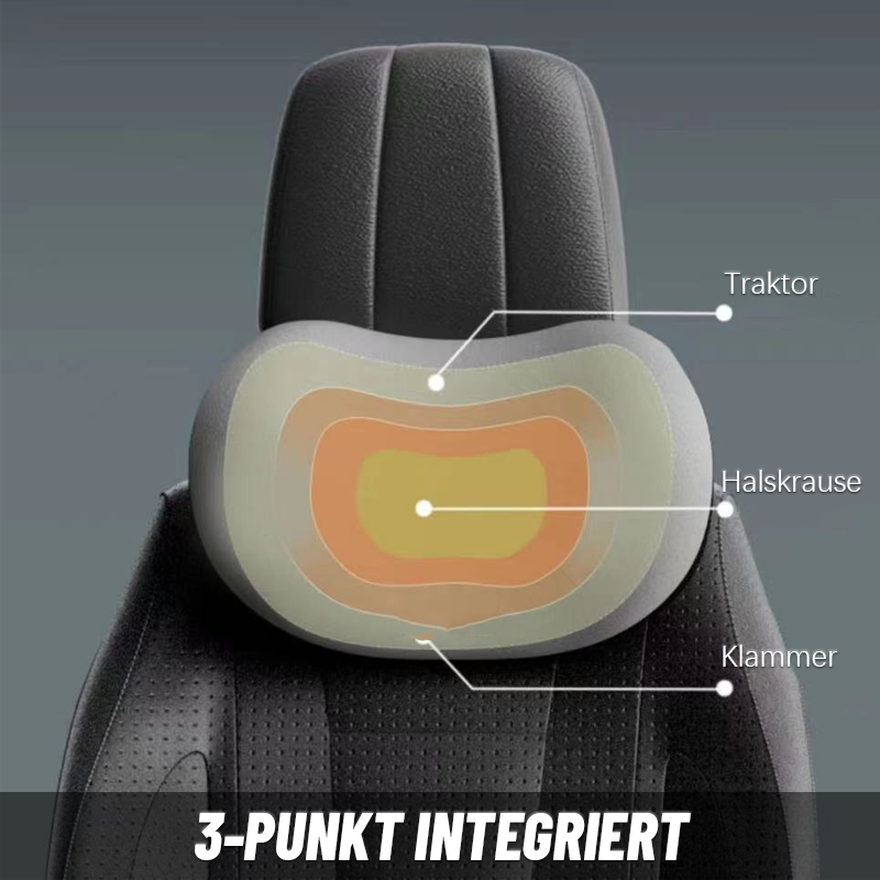 Car headrest and hip support