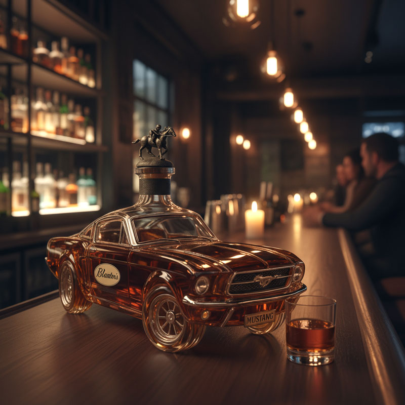 Bronco whisky bottle
