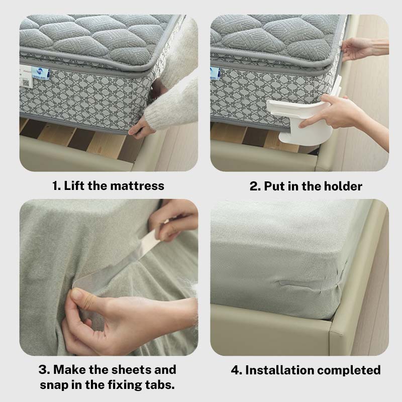 Invisible sheet fastener - Keep your sheets looking like new!