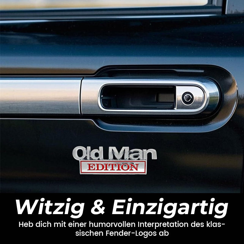 ๐ Old Man Edition-Autoemblem