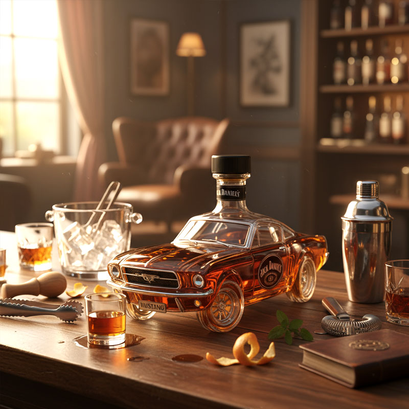 Bronco whisky bottle