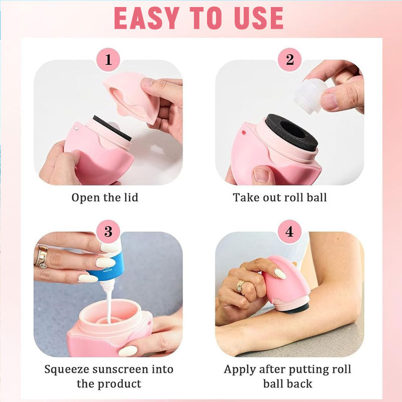 Removing The Silicone Roller Ball Cream Applicator