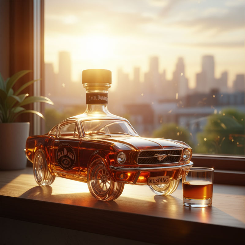 Bronco whisky bottle
