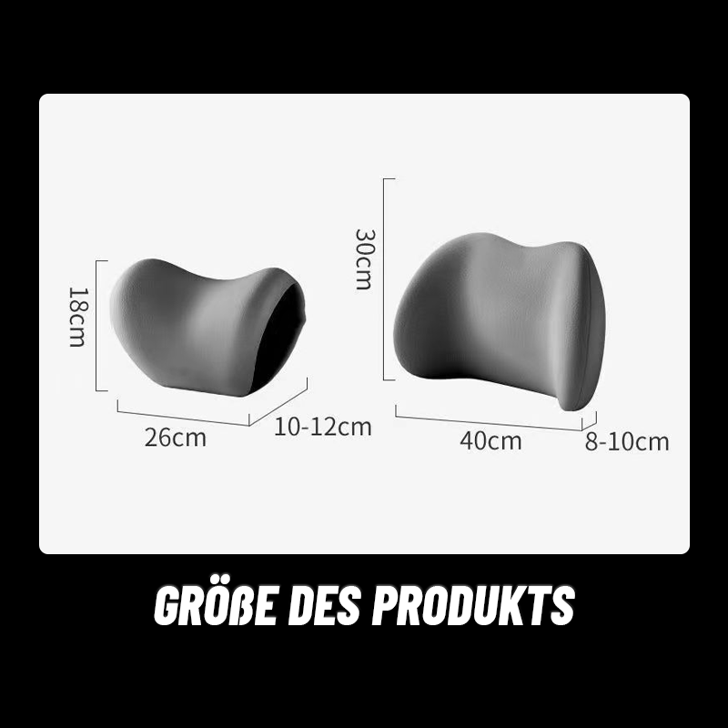 Car headrest and hip support