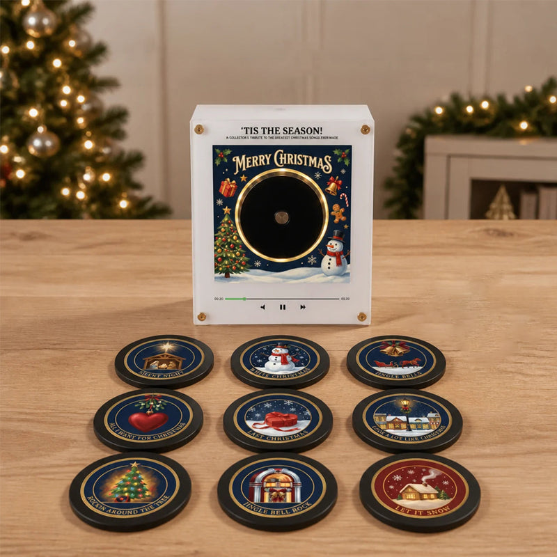 π Interactive Christmas Music Fridge Magnet: Plays 9 Classic Songs for Festive Kitchen Decor! π΅β¨