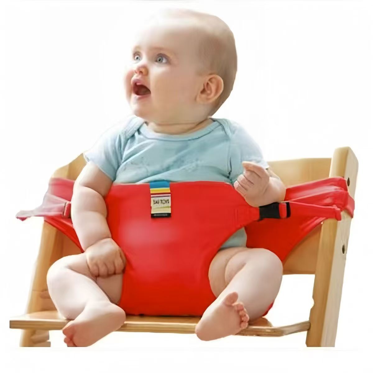 Child seat safety belts – Portable food strap holder