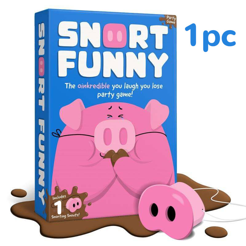 Snort Funny: The party game "Laugh and Lose" 🐷😂
