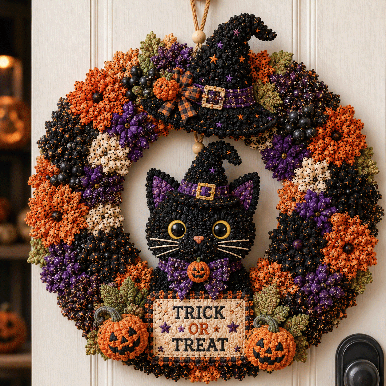 π 3D Fabric Poke Wreath DIY Kit