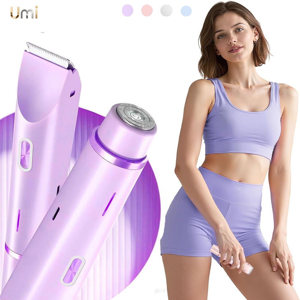 All-round electric hair remover/trimmer for intimate areas for men and women