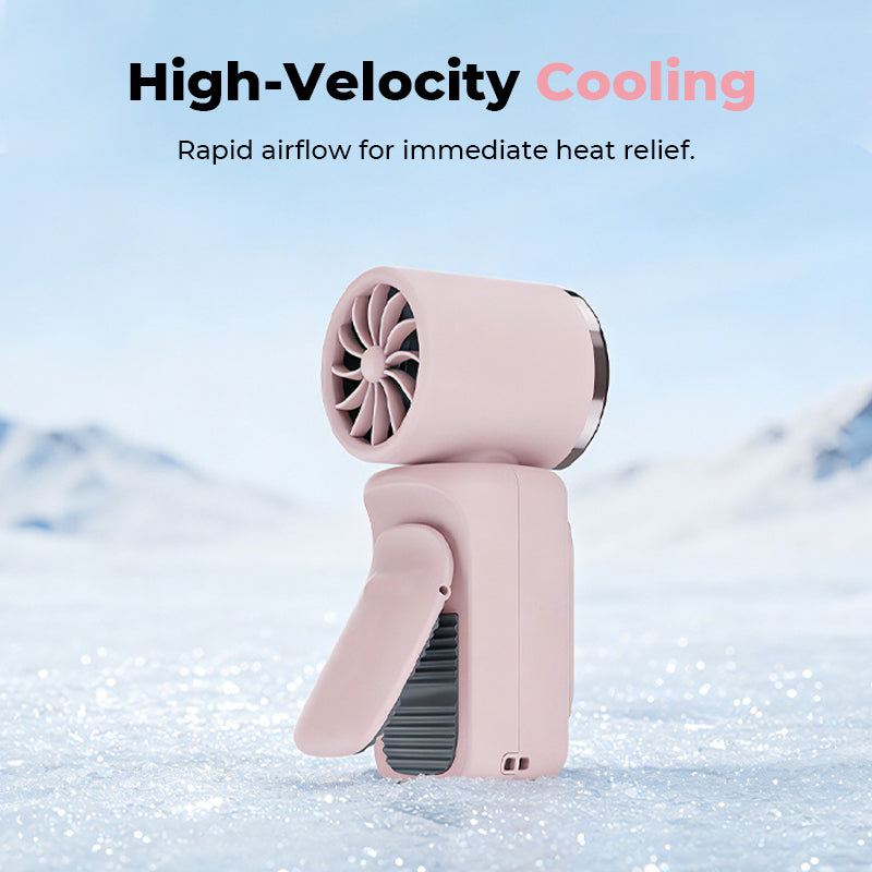 Portable Clip-On Fan with LED Display🌬️