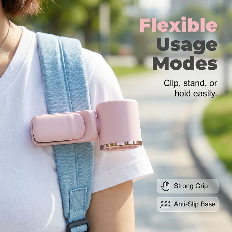 Portable Clip-On Fan with LED Display🌬️