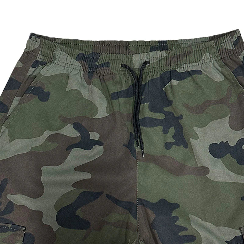 💖 Men's Camouflage Cargo Shorts – with Multiple Pockets, Adjustable Waist, and Breathable Fabric