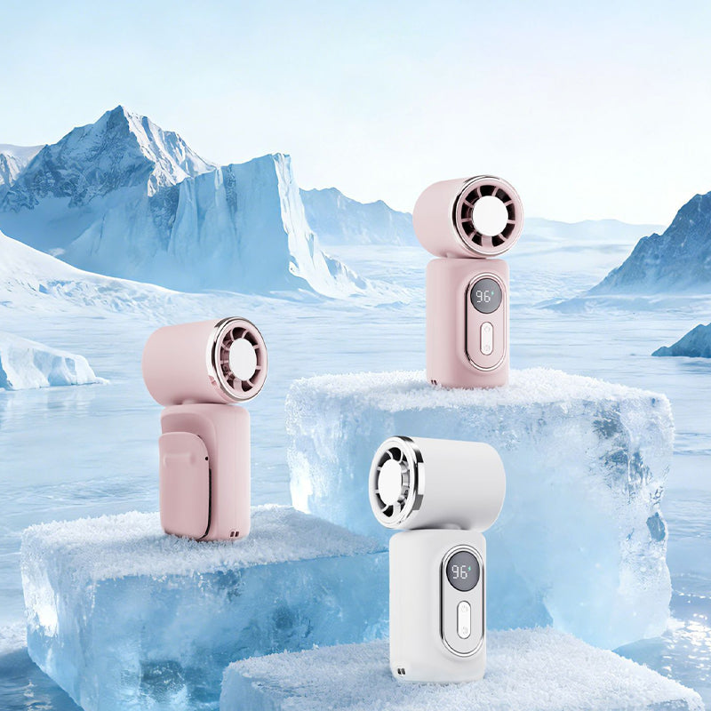 Portable Clip-On Fan with LED Display🌬️