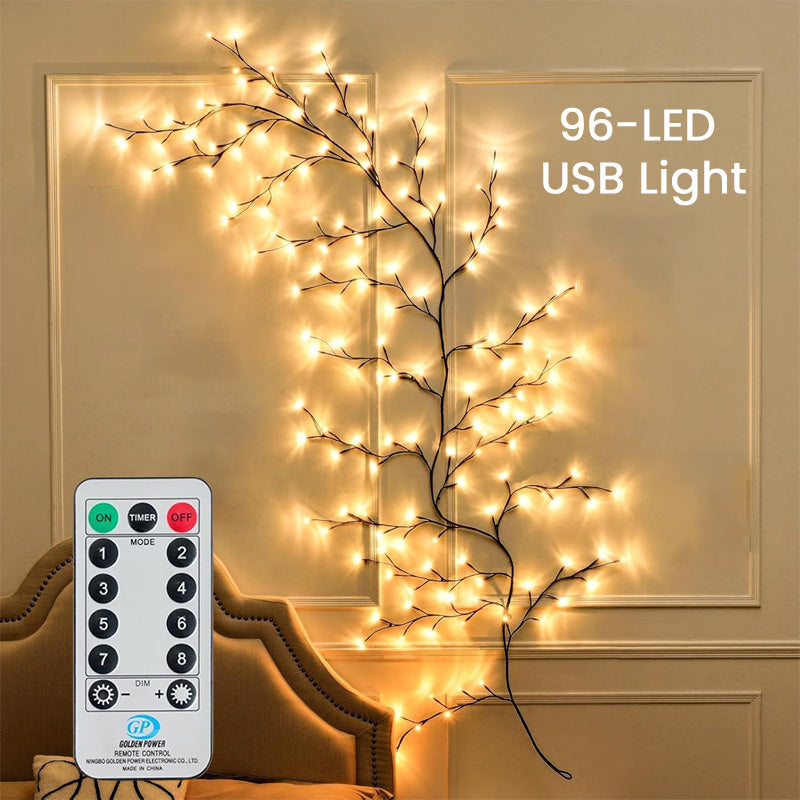 Warm White LED Branch Light Decorative Night Light