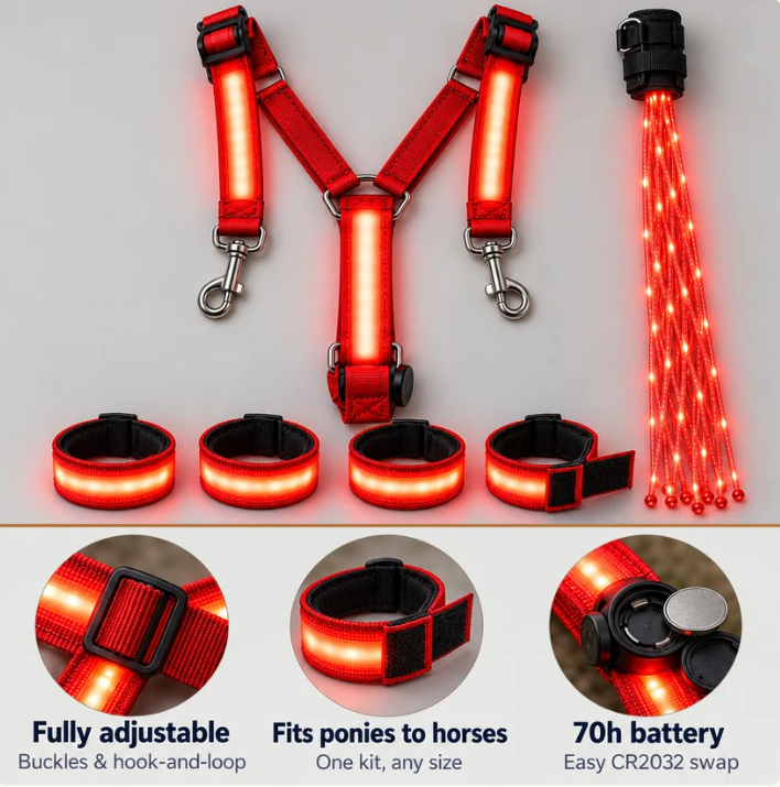 🐎Light-up Horse-riding Set