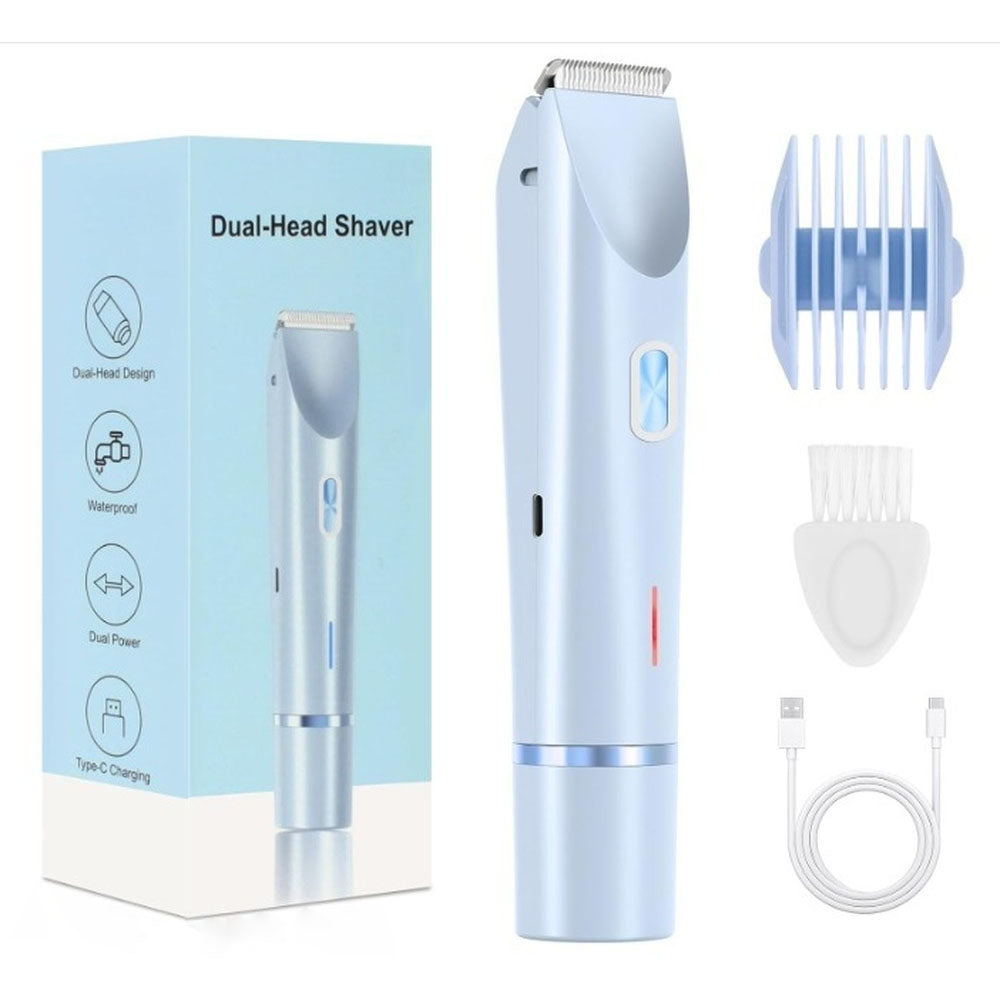 All-round electric hair remover/trimmer for intimate areas for men and women