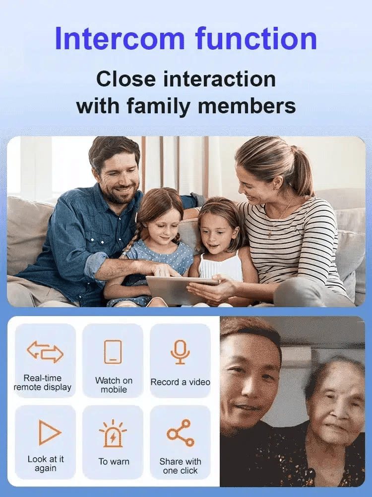 📸 1080P coin-sized wireless mini camera, can be installed anywhere, real-time remote monitoring via smartphone.