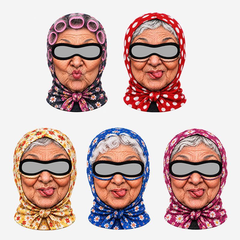 Funny Grandma Ski Mask for Parties & Gag Gifts