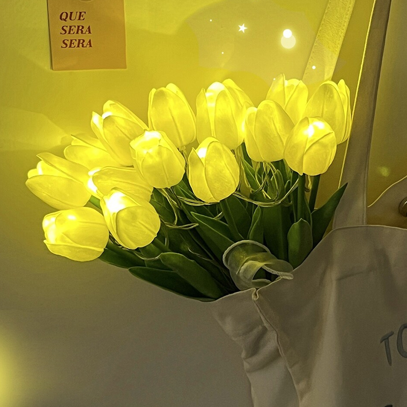 Eternal Tulip Bouquet Lamp 🌷 — Illuminate Your Space with Timeless Romanc