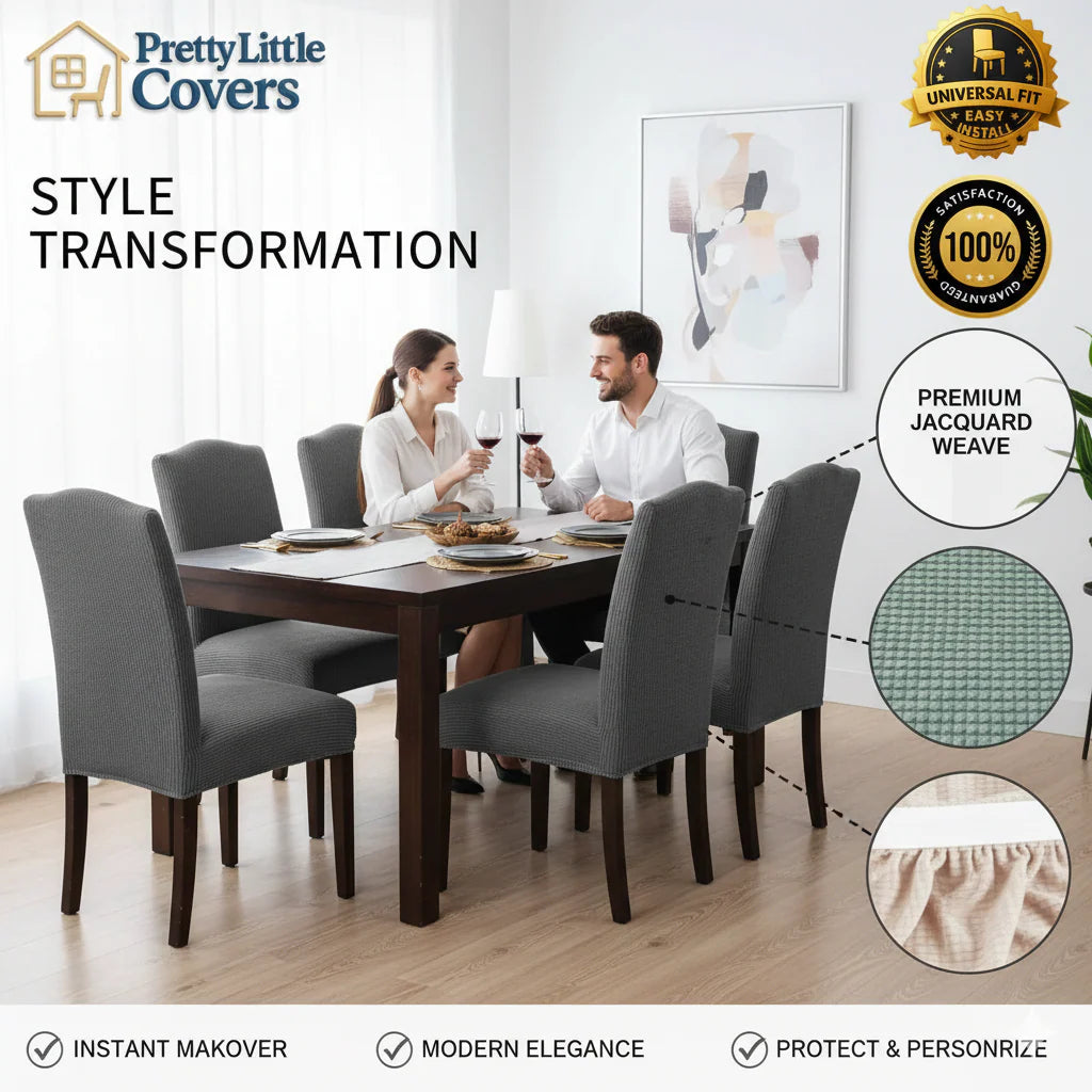 🪑Chair covers – give an old chair a fresh new look instantly!