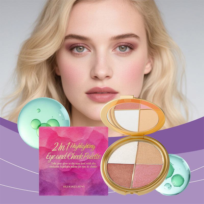 4-Color Makeup Palette