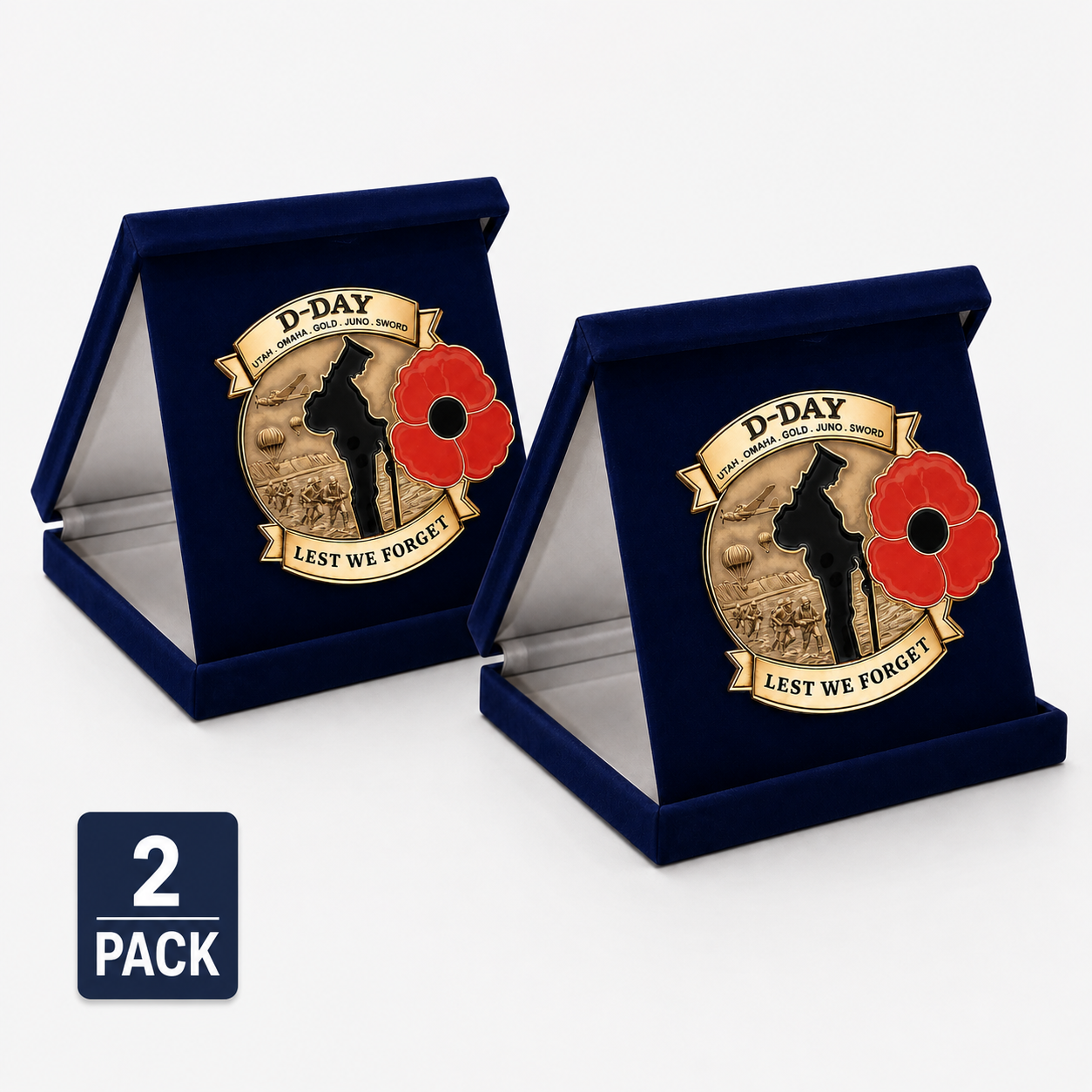 🏅80th Anniversary Commemorative Brooch — Preserve History, Carry the Story