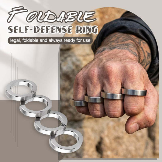 SteelGuard Foldable Defense Ring – 49% OFF Today Only!