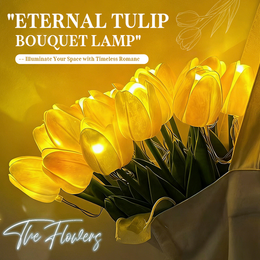 Eternal Tulip Bouquet Lamp 🌷 — Illuminate Your Space with Timeless Romanc