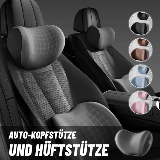 Car headrest and hip support