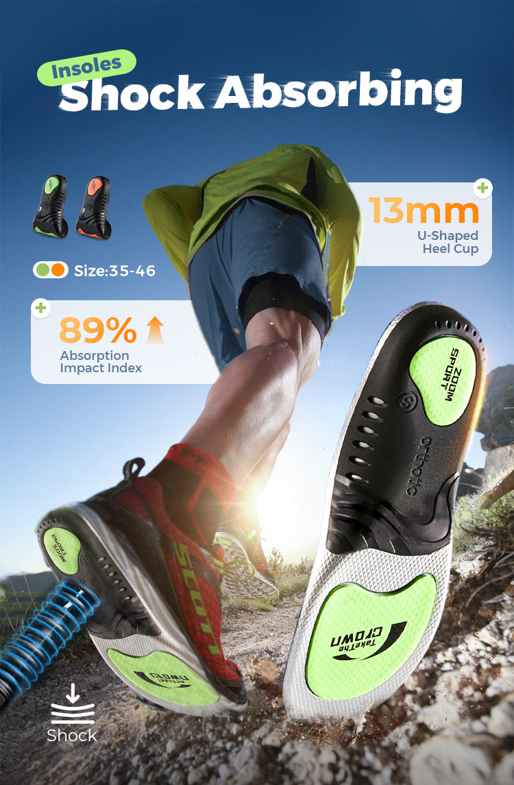 Shock Absorbing Insoles for Men & Women