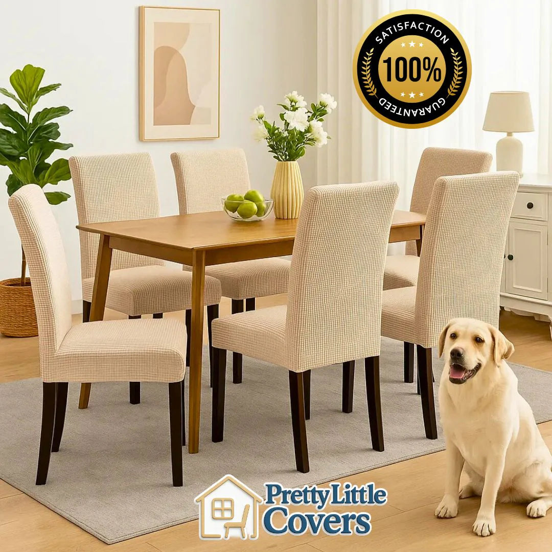 🪑Chair covers – give an old chair a fresh new look instantly!