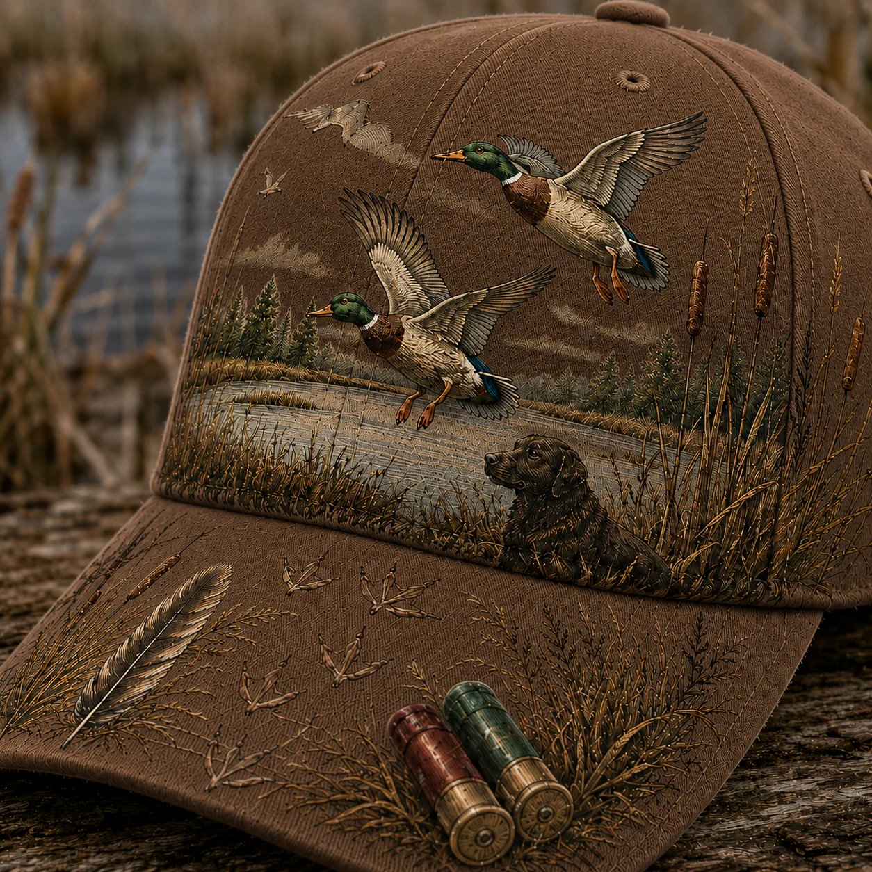 💥SPECIAL OFFER 50% OFF -🦆 WILD & READY HAT FOR DUCK HUNTING - 100% COTTON