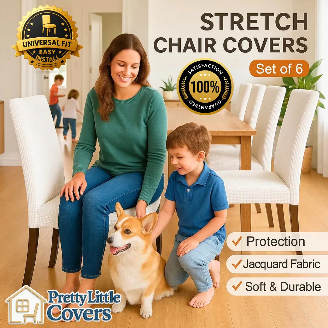 🪑Chair covers – give an old chair a fresh new look instantly!