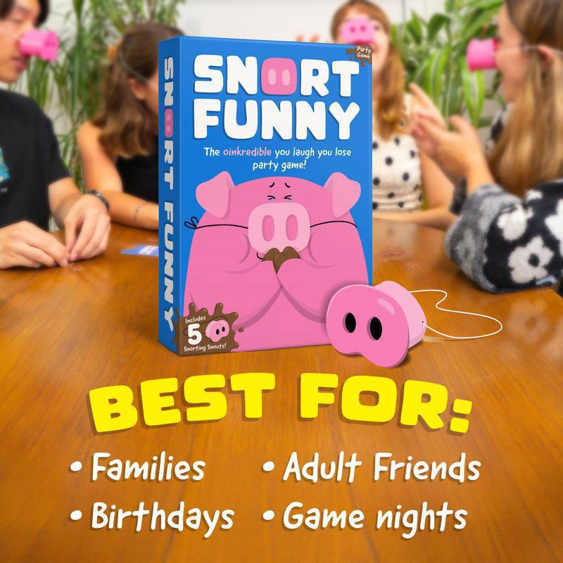 Snort Funny: The party game "Laugh and Lose" 🐷😂