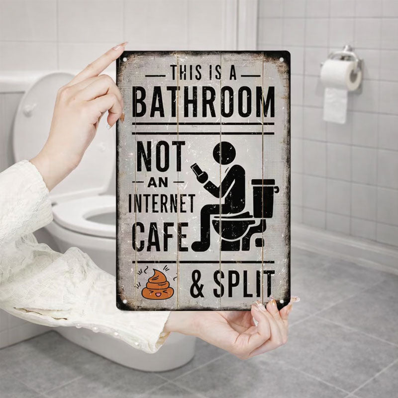 🚽 This is a bathroom, not an internet cafe