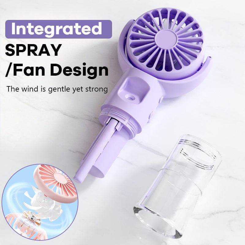 💦❄️ 3-in-1 Portable Spray Fan
