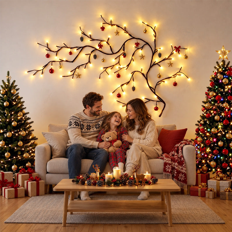 Warm White LED Branch Light Decorative Night Light