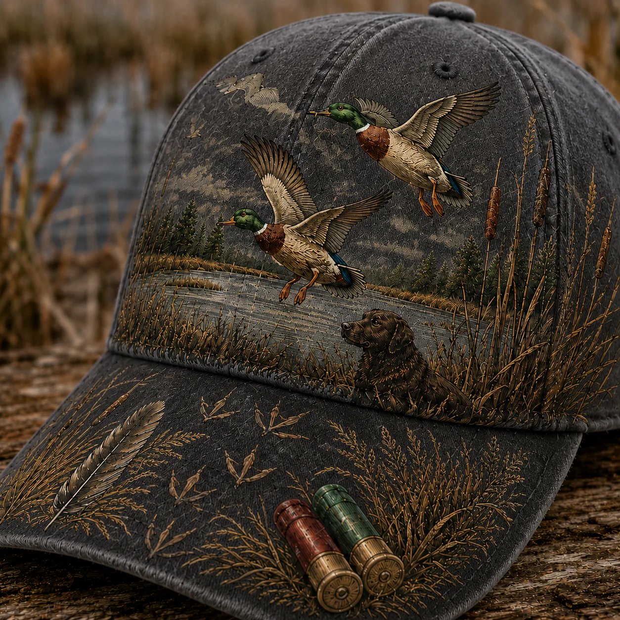 💥SPECIAL OFFER 50% OFF -🦆 WILD & READY HAT FOR DUCK HUNTING - 100% COTTON