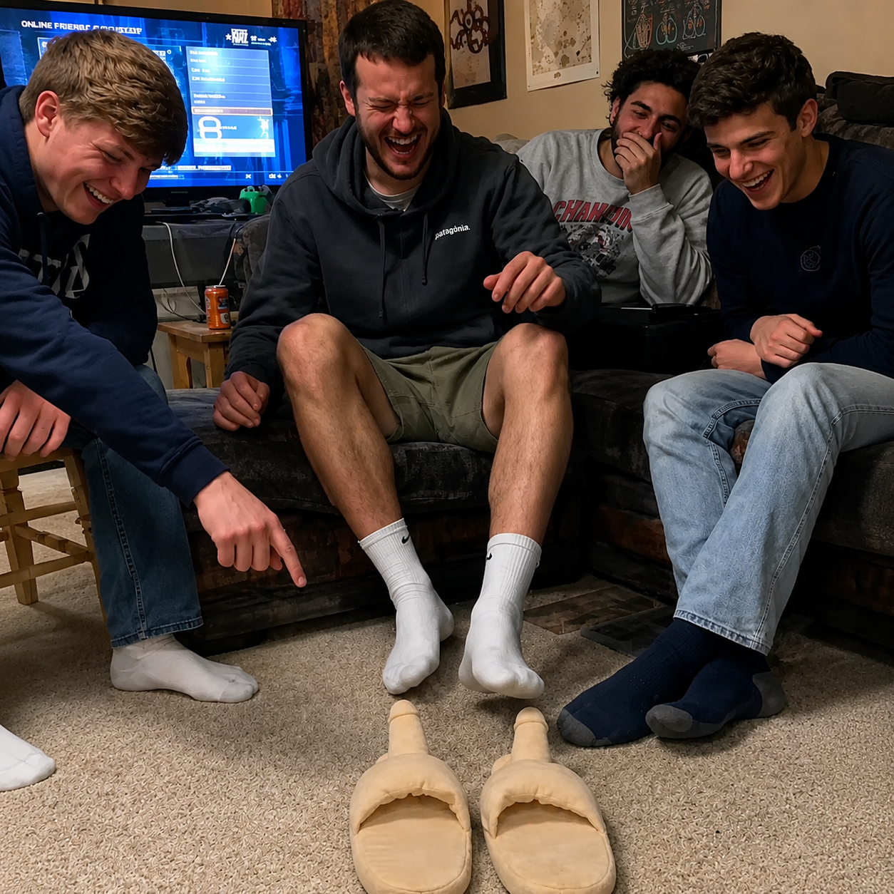 😂 Guaranteed Laughs｜Crazy Novelty Prank Slippers