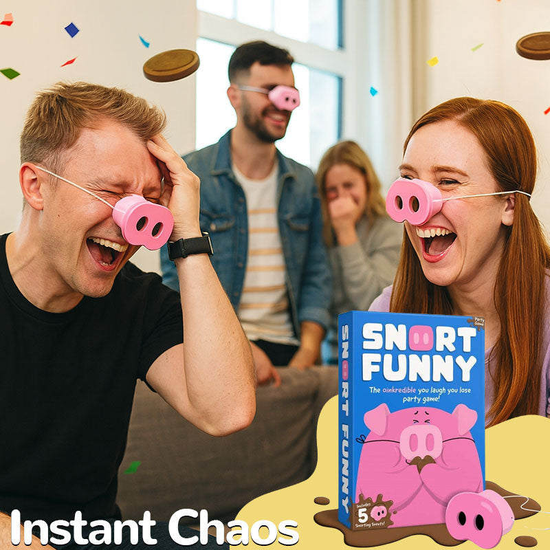 Snort Funny: The party game "Laugh and Lose" 🐷😂