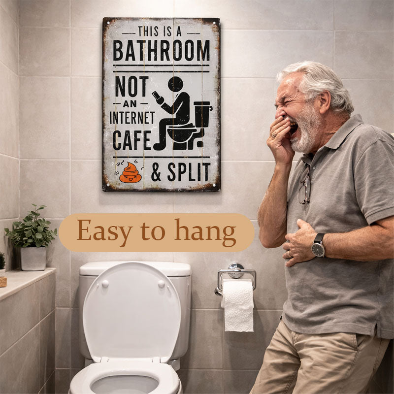🚽 This is a bathroom, not an internet cafe
