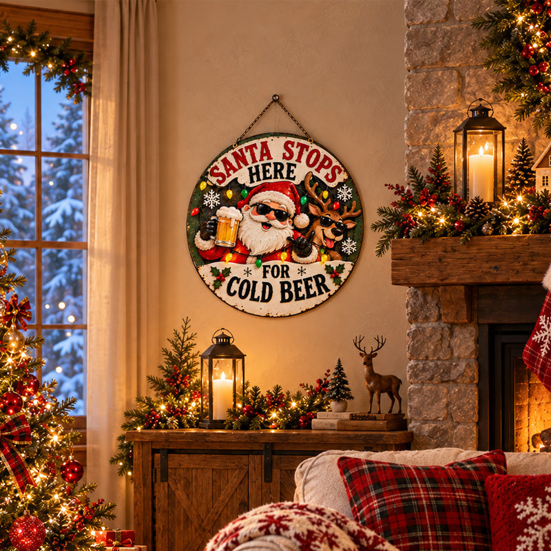 🎅Santa Stops Here for Cold Beer