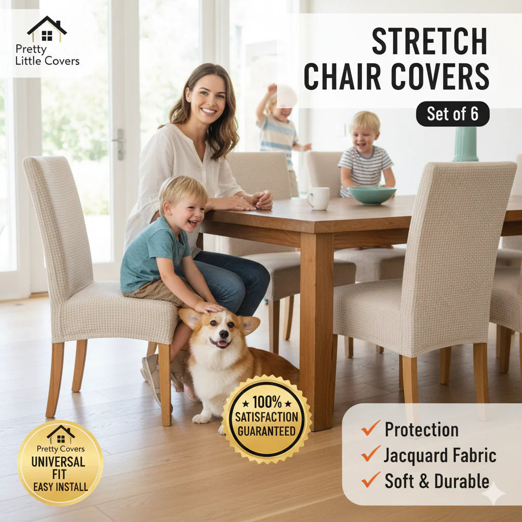 🪑Chair covers – give an old chair a fresh new look instantly!