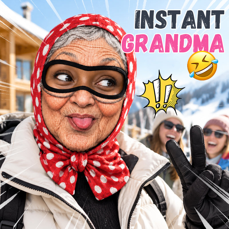 Funny Grandma Ski Mask for Parties & Gag Gifts