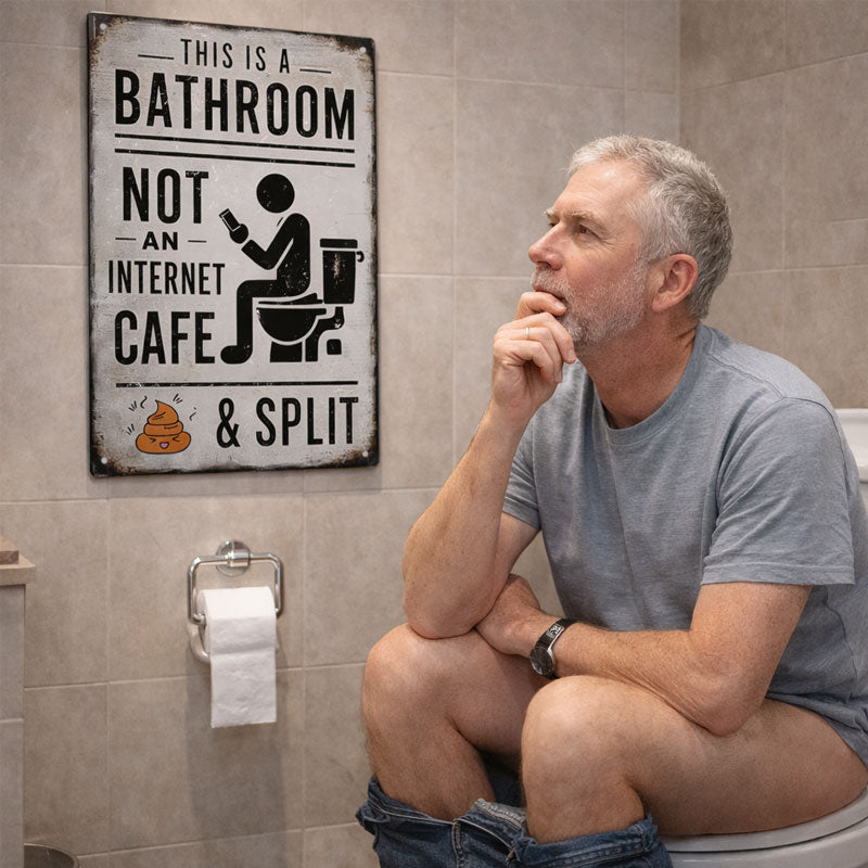 🚽 This is a bathroom, not an internet cafe